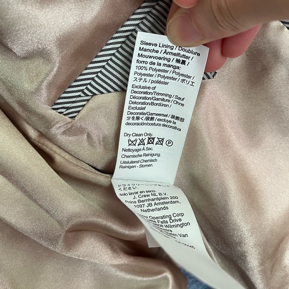 J. Crew Frances Lady Jacket in Maritime Tweed - Pale Seascape - Picture 7 of 7